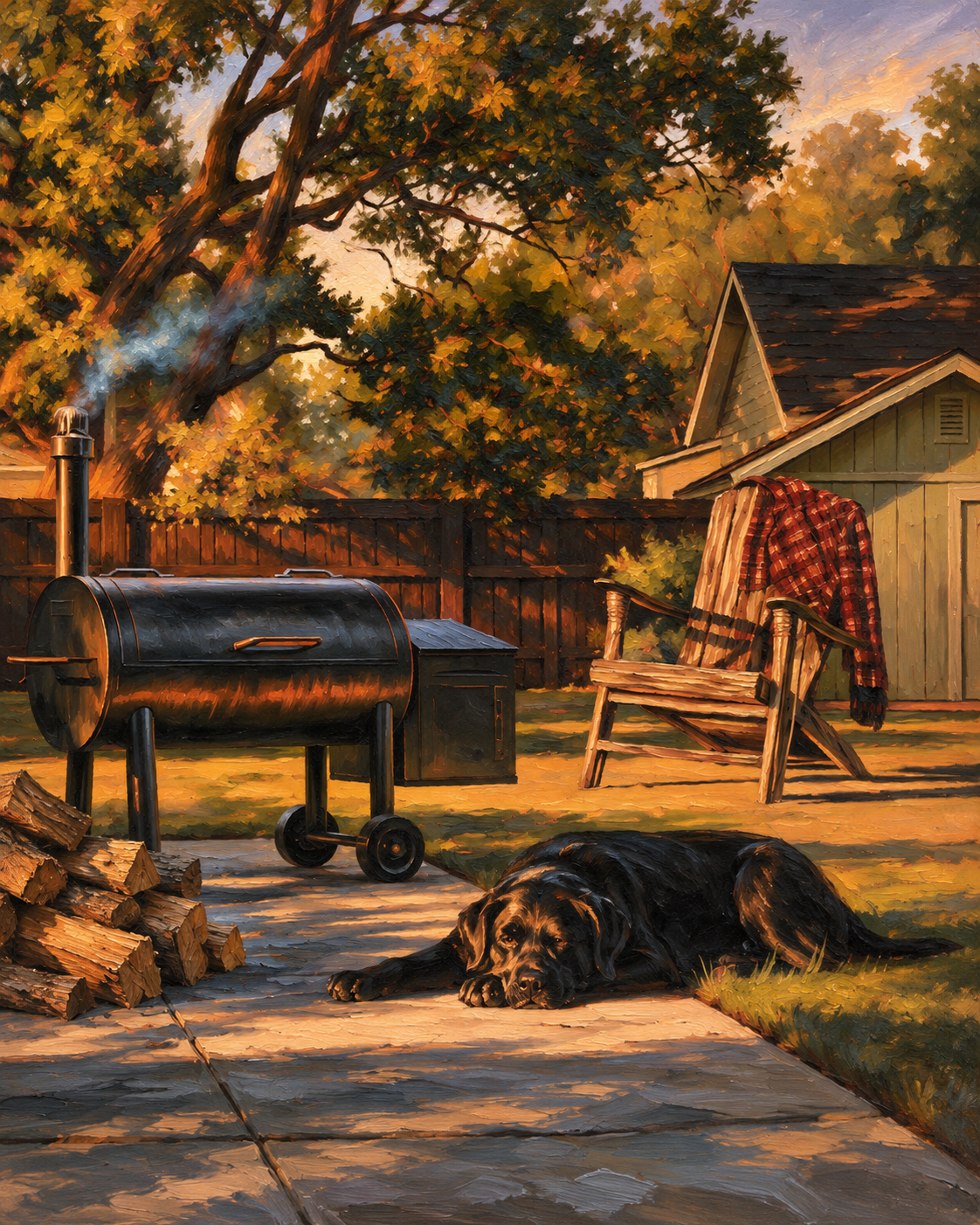 Golden Hour Backyard Tee